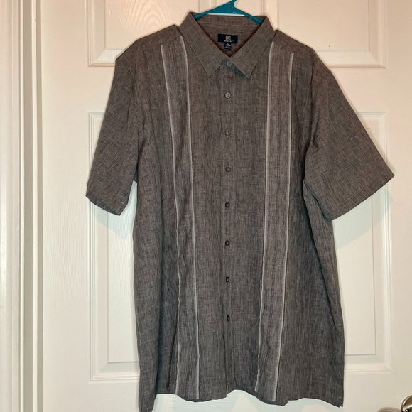 George Gray Button Down - 2 Tone Stripe - Picture 1 of 3